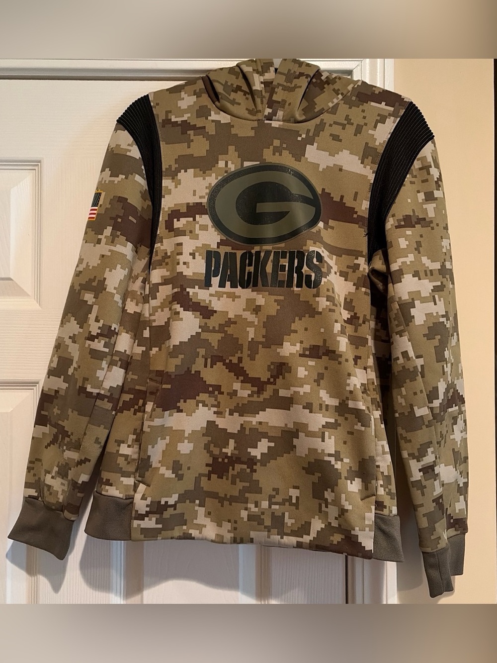 NFL Green Bay Packers Camo Hoodie - Tan, Brown, Olive